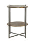 Фото #1 товара Round Accent Table with Open Shelf