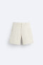 Textured chino bermuda shorts