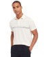 Men's Striped Chest Short Sleeve Polo Shirt