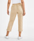 Фото #2 товара Women's Floral-Embroidered Pull-On Pants, Created for Macy's