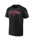 Фото #2 товара Men's Black Arkansas Razorbacks Campus T-shirt