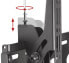 Фото #3 товара B-TECH Adjustable Drop Universal Flat Screen Ceiling Mount with Tilt - 50 kg - 99.1 cm (39") - 165.1 cm (65") - 600 x 400 mm - 625 - 950 mm - -15 - 15°