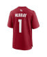 Men's Kyler Murray Cardinal Arizona Cardinals Game Player Jersey