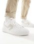 Фото #10 товара Levi's Swift leather trainer in white with cream backtab