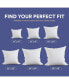 16x16 Luxury Throw Pillow Insert 50% White down 50% Feather