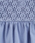 Baby Eyelet Chambray Dress 24M