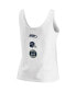 Women's White Seattle Seahawks Team Scoop Neck Tank Top