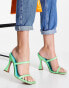 Фото #3 товара ASOS DESIGN Nasia heeled mules in green