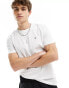 Фото #1 товара Calvin Klein Jeans embroidery badge t-shirt in white