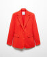 Фото #6 товара Women's Straight-Fit Suit Blazer