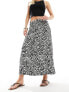 Nobody's Child Petite Monie midi skirt in print