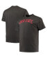 ფოტო #1 პროდუქტის Men's Heathered Charcoal Ohio State Buckeyes Big and Tall Arch Team Logo T-shirt