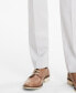 Фото #7 товара Men's Slim-Fit Solid White Pants