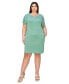 ფოტო #1 პროდუქტის Plus Size Mia Everyday T-Shirt Dress