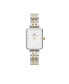 ფოტო #1 პროდუქტის Women's Quadro Lumine 5-Link Two-Tone Stainless Steel Watch 20 x 26mm