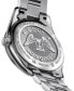 ფოტო #2 პროდუქტის Women's Swiss Conquest Classic Diamond-Accent Stainless Steel Bracelet Watch 34mm