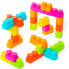 MOLTO Rose Block Vagon With 20 Pieces Construction Game