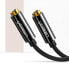 Фото #7 товара Rozdzielacz kabla słuchawkowego 2x AUX 3.5mm mini jack 25cm czarny