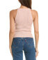 Hudson Jeans Keyhole Wool Tank Women's Pink Xl