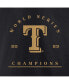 Фото #3 товара Women's Adolis Garcia Black Texas Rangers 2023 World Series Champions Plus Size Name and Number V-Neck T-shirt