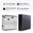 Фото #5 товара Floating Grip Playstation 4 Pro and Controller Wall Mount - Bundle Black - FG0125 - PlayStation - PlayStation 4 Pro