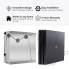 Фото #5 товара Floating Grip FG-PS4P-148B-151B-BU, Wall mount, PlayStation 4 Pro, Black, Plastic, Steel, Sony, 70 g