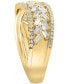 EFFY® Diamond Sculptural Band Ring (1/2 ct. t.w.) in 14k Gold