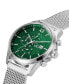 ფოტო #4 პროდუქტის Gc Executive Men's Swiss Chronograph Stainless Steel Mesh Bracelet Watch 44mm