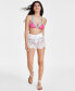 Фото #8 товара Juniors' 2.5" Scalloped Lace Cover-Up Shorts, Created for Macy's