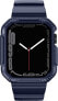 Kingxbar Kingxbar CYF106 2w1 pancerne etui Apple Watch SE, 8, 7, 6, 5, 4, 3, 2, 1 (41, 40, 38 mm) z paskiem niebieskie