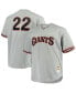 Фото #2 товара Men's Will Clark Gray San Francisco Giants Big and Tall Cooperstown Collection Mesh Batting Practice Jersey