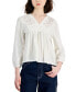 Women's Embroidered Cutout Cotton Top