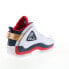 Фото #17 товара Fila Grant Hill 2 Game Break Mens White Leather Athletic Basketball Shoes