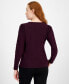 Фото #2 товара Women's Diamond-Sleeve Sweater