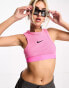 Фото #4 товара Nike Life Trend rib crop tank top in pink