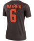 Фото #2 товара Women's Baker Mayfield Brown Cleveland Browns Alternate Legend Jersey