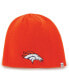 Фото #1 товара Men's Orange Denver Broncos Secondary Logo Knit Beanie