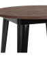 Фото #8 товара Высокий стол для бара EMMA + OLIVER из дерева и металла, круглый 30"