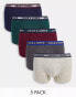 Jack & Jones 5 pack trunks in multi