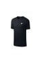 Фото #1 товара Футболка мужская Nike Sportwear Erkek черная Zero Neck (AR4997-013)