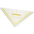 Фото #1 товара Aristo AR1650W - 45° triangle - Gloss - Plastic - Transparent - White - Yellow - 80 cm - 1 pc(s)