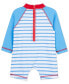 ფოტო #2 პროდუქტის Baby Boys Crab Long Sleeve Rash Guard Swimsuit