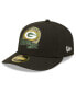 Фото #3 товара Men's Black Green Bay Packers 2022 Salute To Service Low Profile 59FIFTY Fitted Hat