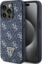 Фото #12 товара Guess Guess GUHCP15LPG4GPB iPhone 15 Pro 6.1" niebieski/blue hardcase 4G Triangle Metal Logo