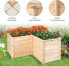 Фото #8 товара Горшок для цветов costway Gartenbeet Holz