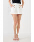 Фото #3 товара Women's Gold Color Button Detail Shorts