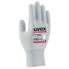 Фото #1 товара UVEX Arbeitsschutz 60086 - Hygienic gloves - Grey - Adult - Unisex - The glove can be washed up to five times (Standard ISO 6330 4G) - German