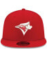 Фото #3 товара Men's Red Toronto Blue Jays Logo White 59FIFTY Fitted Hat