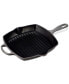 10.25" Enameled Cast Iron Skillet Grill with Helper Handle