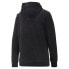 Puma Essentials+ Velour Full Zip Hoodie Womens Black Casual Outerwear 84996401